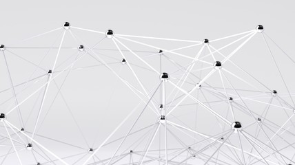 Stack of hands showing unity and teamwork 3d.