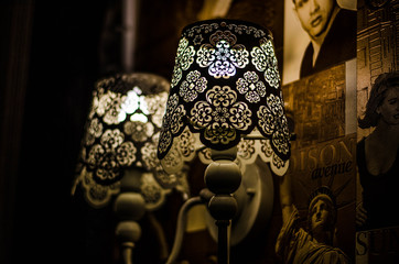 chandelier in church
