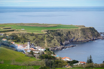 Fototapeta na wymiar A beautiful landscape from the Sao Miguel island of Azores in Portugal