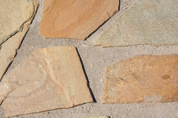 Natural stone floor texture. For design or as background