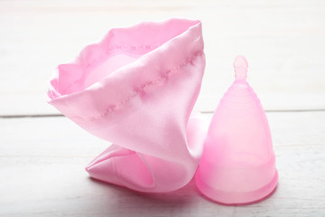 reusable silicone menstrual cup