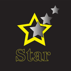 Star icon vector. Classic rank isolated. Trendy flat favorite design. Star web site pictogram, mobile app. Logo illustration