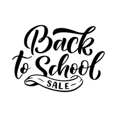 Welcome back to school lettering quote. Back to school sale tag. Hand drawn lettering badges. Typography emblem set. Chalk background