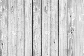 Naklejka premium White wood fence texture and background