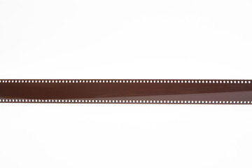 35mm filmstrip on white background
