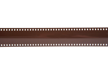 35mm filmstrip on white background
