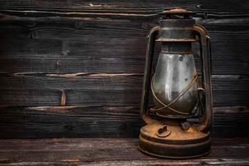 Bat oil lamp from 1950s