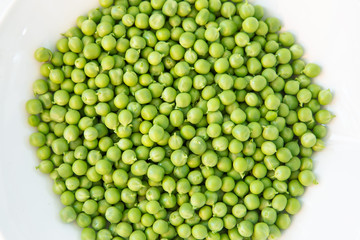 background of fresh green peas