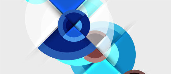 Obraz premium Geometric design abstract background - circles