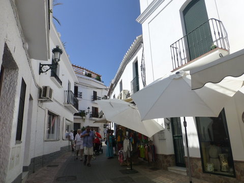 Nerja, beautiful coastal village of Malaga. Andalucia,Spain