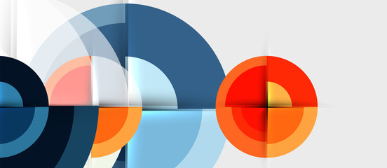 Circular geometrical design template