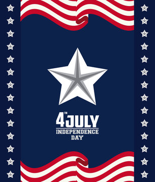 USA independence day card