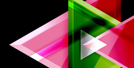 Triangle abstract background