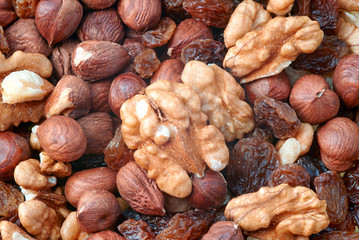 Different kinds of nuts