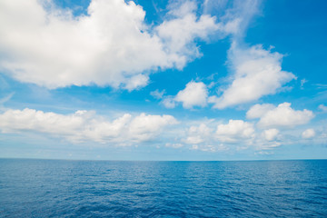 Perfect beautiful seascape sky with cloud