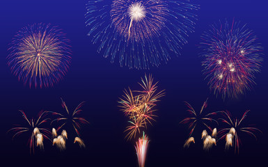 Fototapeta premium colorful fireworks