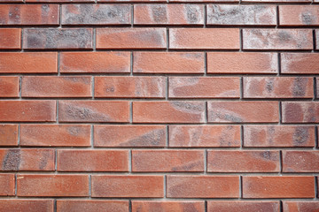 red brick wall
