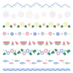 南国の葉 フレーム イラスト素材 Vector Eps Wall Mural Hana