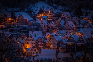 Winterabend in Schiltach