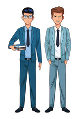 businessmen avatar cartoon character