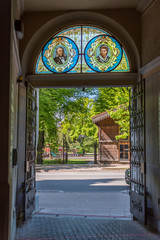Entryway of an Art Nouveau Building in Riga Latvia