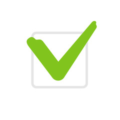 Check mark modern color icon