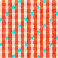 beautiful watercolor color matching stripe line plaid pattern vintage style