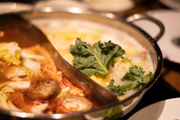 Ma la Hot Pot or Szechuan Spicy Hot Pot.