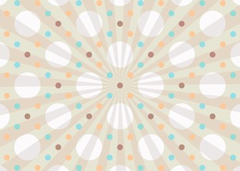 geometric pattern with sunburst ray illustration color matching background