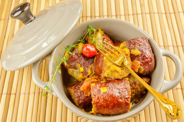 Rougail saucisses fourchette d’or de la gastronomie réunionnaise 