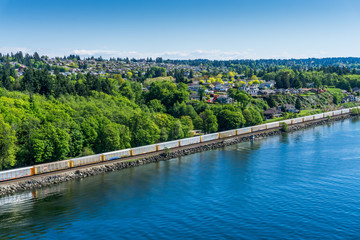Fototapeta premium Railroad Train And Narrows 3