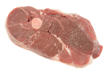 mutton on a white background