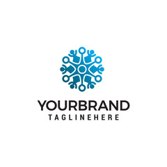 interior decoration logo design concept template vector