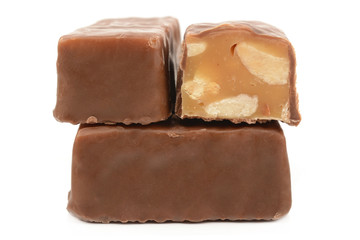 candies isolated on white background