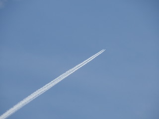 airplane in the sky
