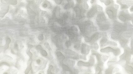 Obraz premium Beautiful white fantasy abstraction from cubes. 3d illustration, 3d rendering.