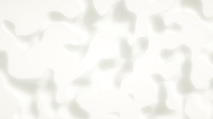 Beautiful white fantasy abstraction from cubes. 3d illustration, 3d rendering.