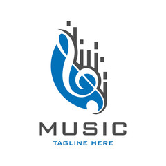 musical instrument logo