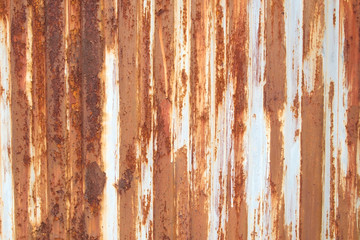 Old zinc wall surface Fence