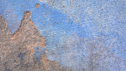 blue cement wall background