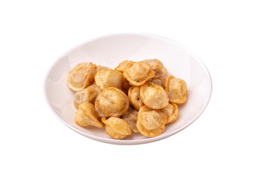 dumplings on the plate