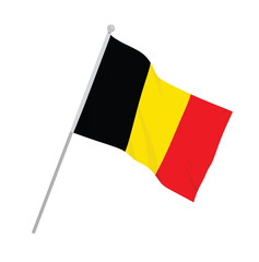 Belgium national flag. vector illustration