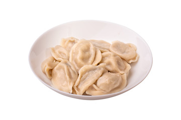 dumplings on the plate