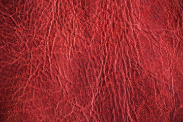 Red brown cartier genuine leather texture