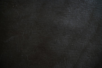Genuine black cowhide leather background