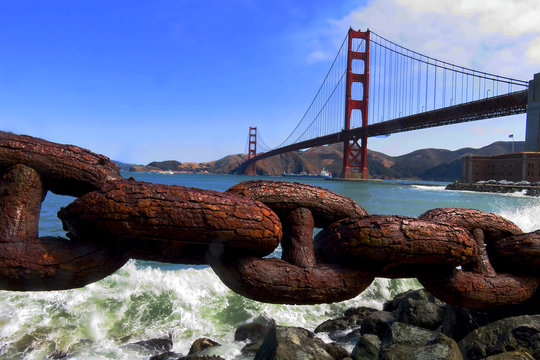 rusty chain