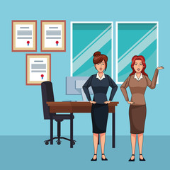 businesswomen avatar cartoon character