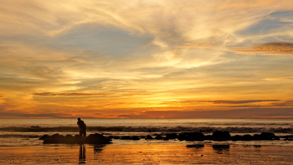 Coucher de soleil en Thaïlande