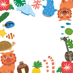 沖縄 フレーム枠素材