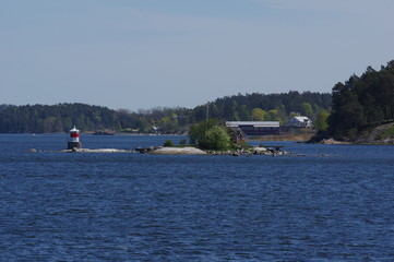 Blick aus schwedens Schärengarten